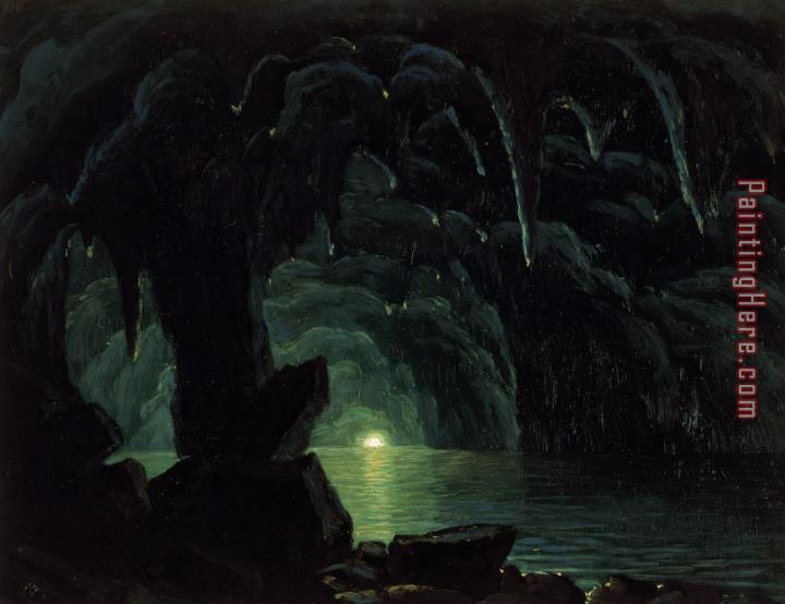 Albert Bierstadt The Blue Grotto